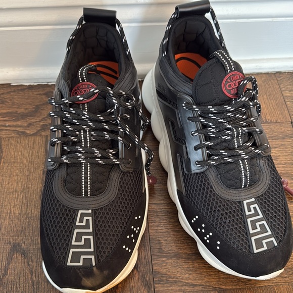 Versace Men’s Sneakers - Chaim Reaction, black, size 45 - Picture 4 of 10